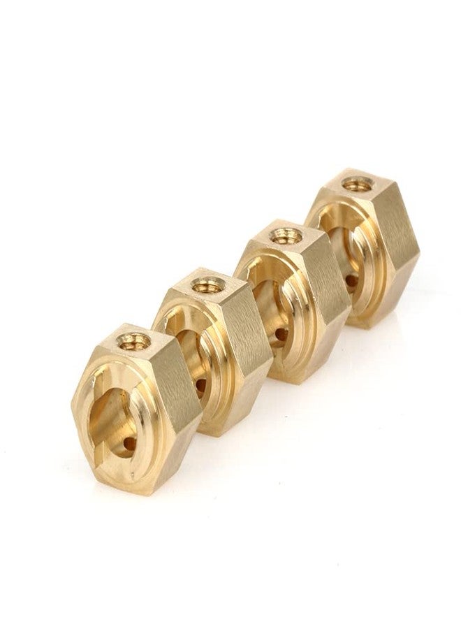 KYX Racing Brass Heavy Weight Wheel Hex Hub 4.7g/pcs Upgrades Parts Accessories for 1/10 Scale RC Crawler Car Axial RBX10 RYFT - Image 1